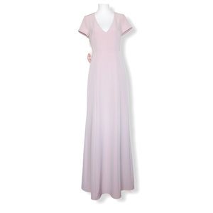 Show Me Your Mumu Pink Fitted A-Line Gown Small